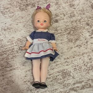 Sunbeam Doll with Navy and White Dress